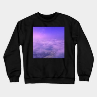 Beautiful Cloudy Sky Filled with Stars Crewneck Sweatshirt